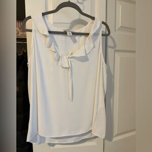 White House Black Market Ivory Top